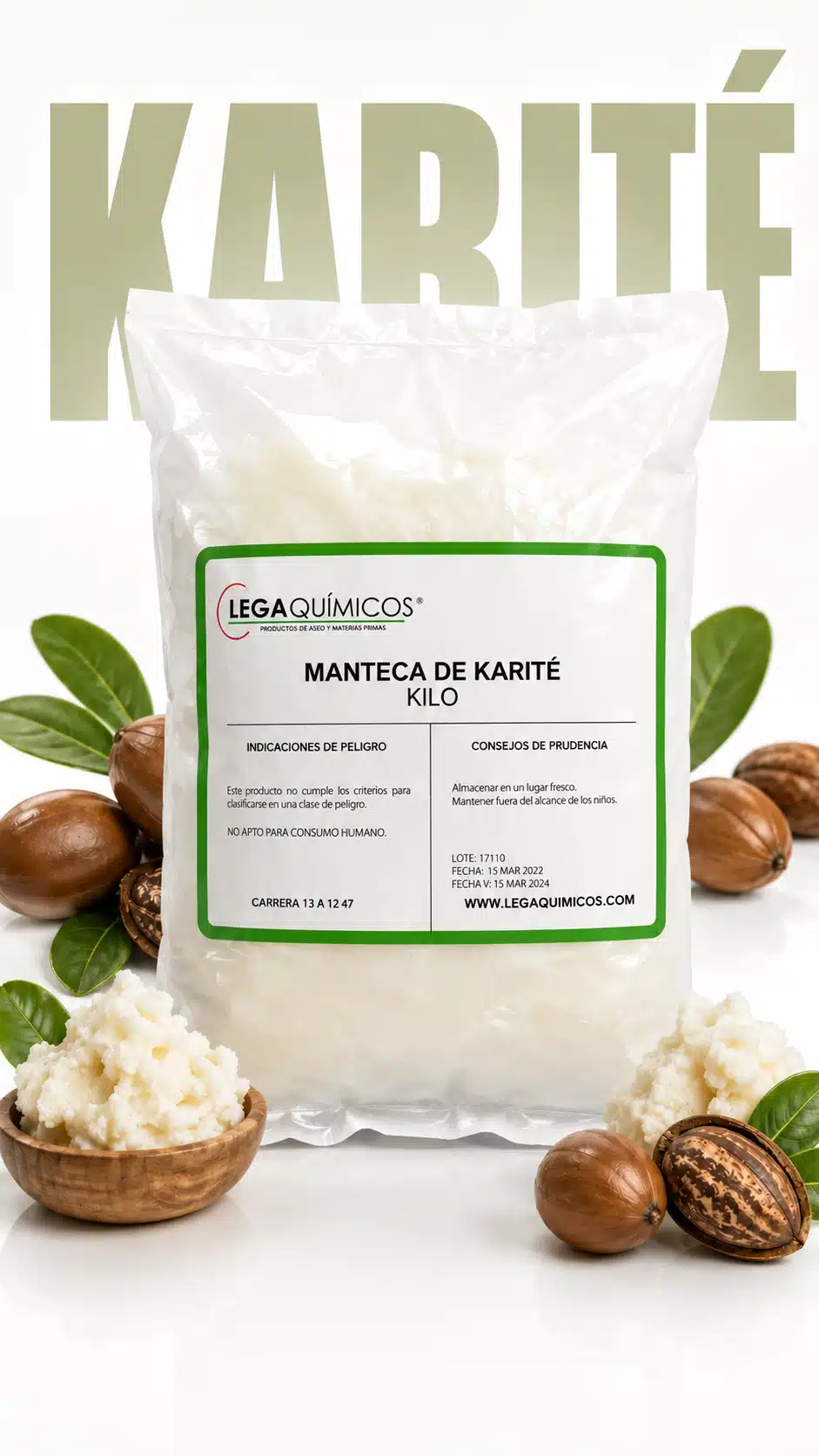 Manteca de Karité Orgánica Sin Refinar - Imagen 2